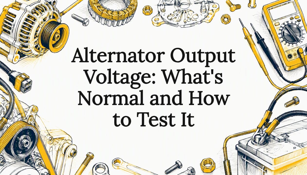 Alternator Output Voltage: What's Normal and How to Test It
